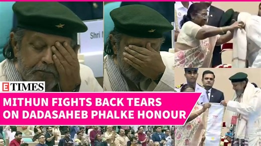 Mithun Chakraborty Holds Back Tears On Receiving Dadasaheb Phalke Award, Gets Candid On Struggles