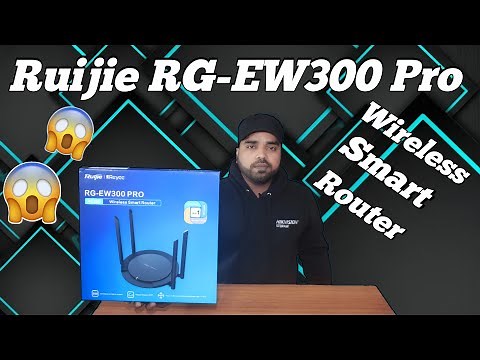 Ruijie RG-EW300 PRO 300Mbps Wireless Smart Router Unboxing and Review