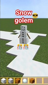 Making snow golem #minecraft #craftsworld #ytshorts #viralshorts #trendingshorts ‪@SGCraftz‬