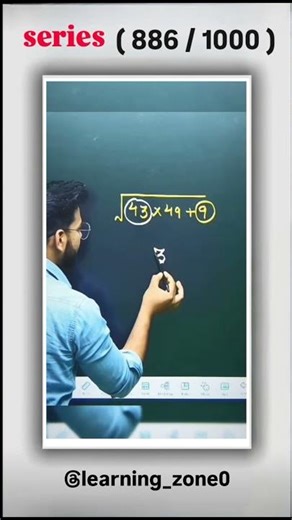 Maths Short trick series (886/1000 ) ✅. #tranding #tricks #math #genius #important #toper #shorts