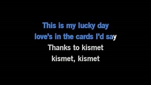Karaoke Kismet - Elvis Presley - CDG, MP4, KFN - Karaoke Version