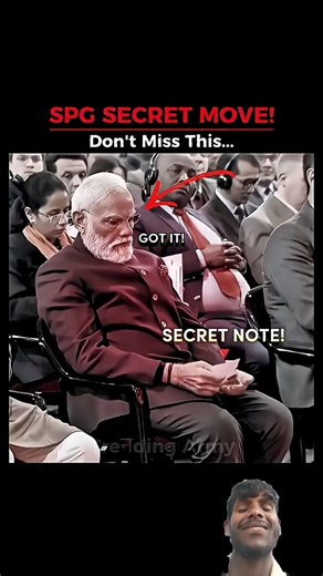 mystery woman sits behind PM Modi for 10 minutes before writing a secret note. In a high-aura move,