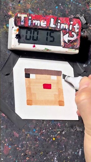 【ASMR】Drawing Derp in 40Sec(Minecraft)