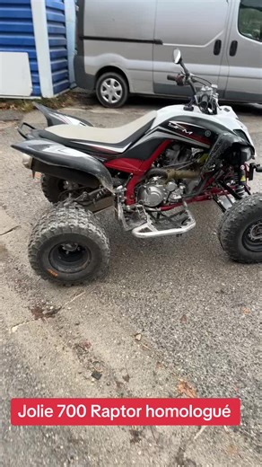 Vente rapide d'un dépôt de 700 Raptor homologué 2016