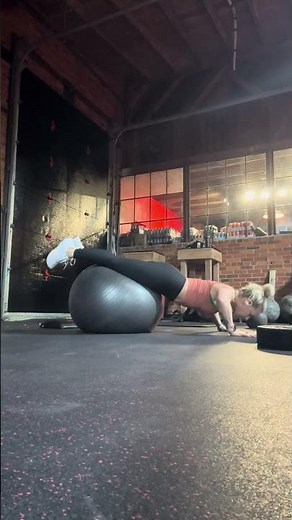 How to do push ups on exercise resista ball for chest core balance shoulders