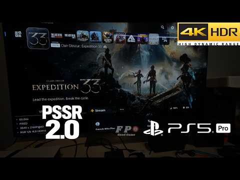 Clair Obscur Expedition 33 PSSR 2.0 Update Gameplay PS5 Pro With LG Oled TV 4K HDR