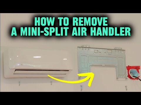 How to Remove / Uninstall a Mini-Split Indoor Unit Air Handler
