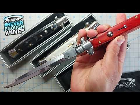 Massive 13" Inch Italian Stiletto Switchblades