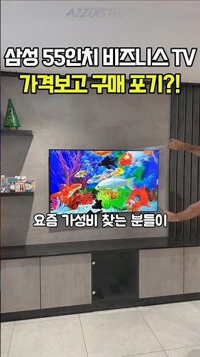 삼성 55인치 4K UHD 비즈니스 TV가 가성비 좋은 이유