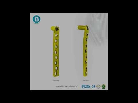 4.5 MM 95° DCS Plate – DC Holes | Dynamic Condylar Screw Plate | Orthopedic Implant | Biomedortho