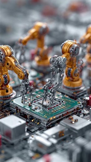 “1 Phone Every Second 🤖”— No Humans Inside 🤖#RobotFactory#AI#FutureTechnology