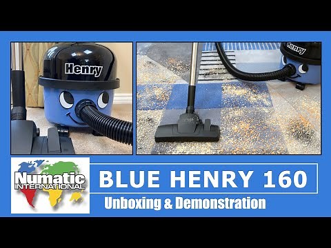 Now Under £100 - Numatic Henry 160 In Blue Unboxing & Demonstration