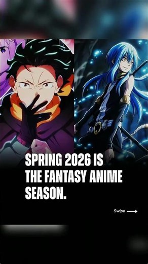 This fantasy anime lineup hits different 🔥 #animetok #anime