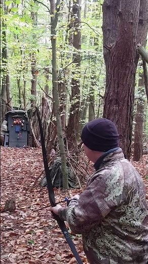 20 Yard 3d Standing Bear Target - Shrew Classic Hunter II #archery #sport #outdoors #hobby #practice