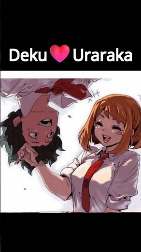 La historia de amor de Deku y Uraraka 💚💗 | #shorts