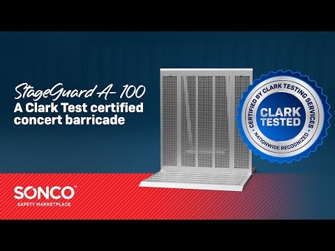 StageGuard A- 100 | A Clark Test certified concert barricade