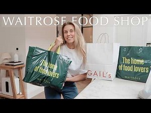 A SOLO SATURDAY | Waitrose Food Haul, Charity Shopping Weekend Daily Vlog