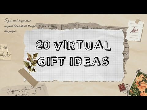 20 Online gift ideas | Virtual surprise | Digital gifts | Long distance gift ideas