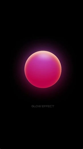 the GLOW effect animation in figma