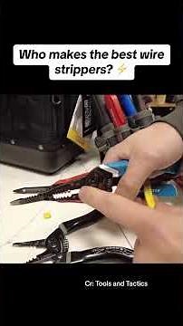 Wire Stripper Showdown! Milwaukee VC Rack-A-Tiers Croc's VS Knipex VS Klein