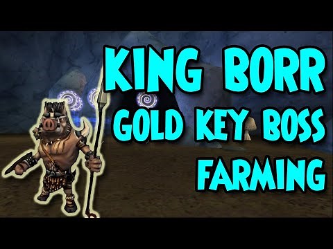 Wizard101: 🗝️KING BORR - GOLD KEY BOSS - GRIZZLEHEIM🗝️