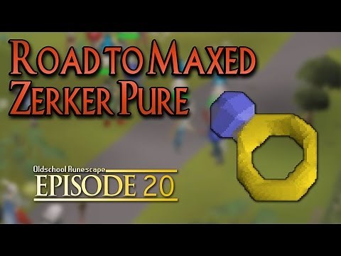 OSRS: Road To Maxed Zerker Pure - Episode #20 - Unlocking Slayer Ring