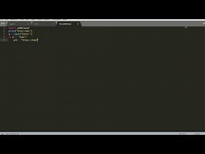 Как открыть сайт с помощью Python3
