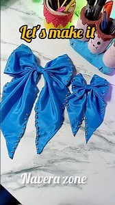 DIY Satin Hair Bow Clips | Easy Handmade Hair Bow Tutorial | Ribbon Hair Clip Craft#naverazone