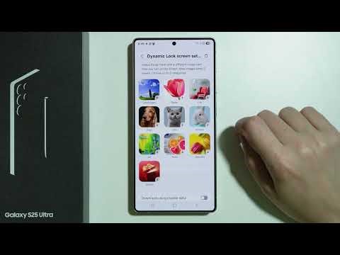 Samsung Galaxy S25 Ultra: How to Enable Dynamic Lock Screen (Auto Change Lock Screen Wallpaper)