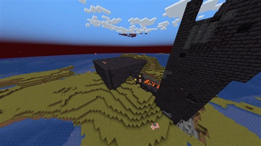 Minecraft player finds nether fortress in overworld due to rare generation glitch
