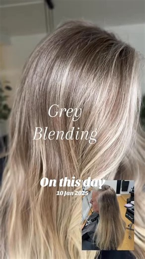 Tonileigh Baxter|Grey Blending Expert|ColourSpecialist|Yorkshire on Instagram: "Still One of my faves!! 🤌🏼 Just another example of how grey blending can still look lived in & on trend… let’s normalise the lived in grey blends & stop the over highlighting! I’m here for it!! If you’re a hairdresser reading this head over to my link tree to see how I can help you transition into grey blending!🫶"