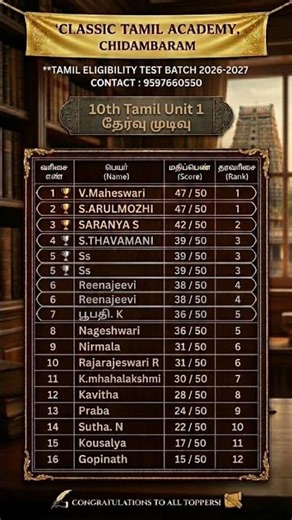 TRB தமிழ் தகுதித் தேர்வு: ஒரே கல்லில் 3 மாங்காய்! 🎯 (PG/UG/BEO)