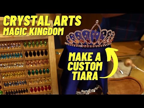 Magic Kingdom Crystal Art's build your custom Tiara experience Arribas Brothers Jan 2025