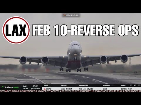 KLAX LIVE | FEB 10, 2026 | REVERSE OPS LOS ANGELES INT AIRPORT LIVE STREAM WEBCAM IRL