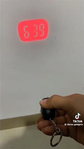 Mini Led Projecting Clock Flashlight #viralvideo #shortsfeed #shorts