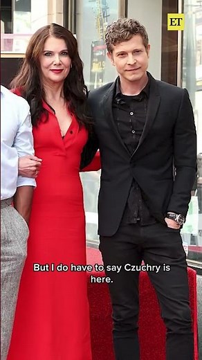 All the Cute Reunions at Lauren Graham's Walk of Fame Ceremony #laurengraham #gilmoregirls