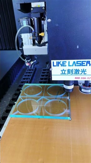 Laser cutting glass processing glass machine #glass #glasscuttingmachine #glasscutting #laser
