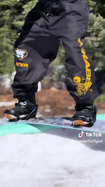 Apreesh for soft snow #snowboarding #snowboardgirl #fyp #foryou | Snowboard