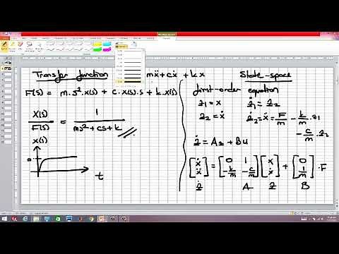 Sistem Modelleme Uygulamaları - Ders 14 - Mekanik Tasarım - Dinamik Sistem Örneği 1