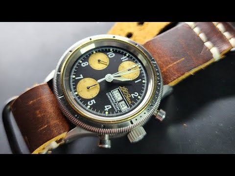 Hamilton/LL Bean 9446 Chronograph, cal. Valjoux/ETA 7750. Cleaned, serviced.