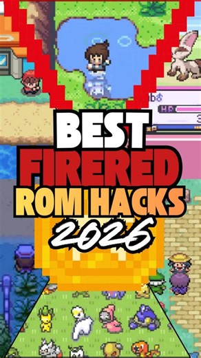 🔥 10 Best Pokémon FireRed ROM Hacks for 2026! 🔥 #shorts #pokemon #firered #rom #pokecoders #gba