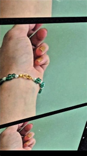 How to Make an Aesthetic Bracelet ✨ Easy & Elegant DIY #diyjewelry #shorts