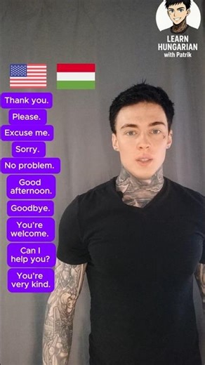 Learn 10 polite Hungarian expressions! #hungarianlanguage #learnhungarian #hungary