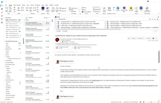 NetDocuments - Mapping Outlook Folders