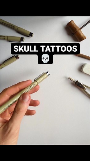 Which is your favourite? 💀 #tattoos #tattooideas #flashtattoo #fineliner #skulltattoo #skulls #fyp #foryou