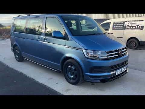 *SOLD* 2018 VOLKSWAGEN TRANSPORTER SHUTTLE T6 2.0 TDi BMT 150 SE Minibus DSG Auto 8 Seater LWB