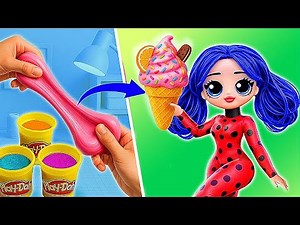 Doll Makeover DIY Crafts in Frozen Style