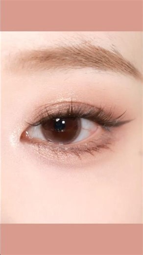 Korean eye makeup tutorial 🤎✨ #makeup #beauty #eyemakeup #makeuptutorial #douyin