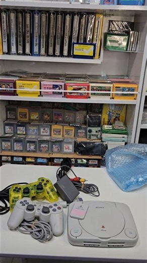 Unboxing from Japan #psone #retrogaming #playstation #console #unboxing