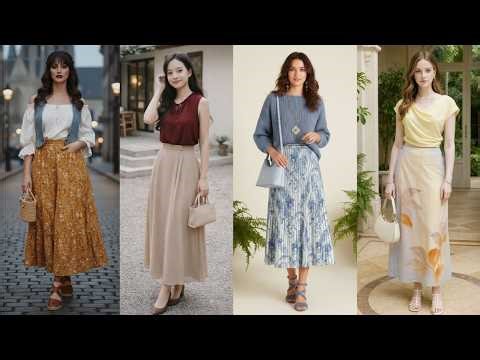 Trendy Summer Long SKIRTS Outfit ideas For 2026